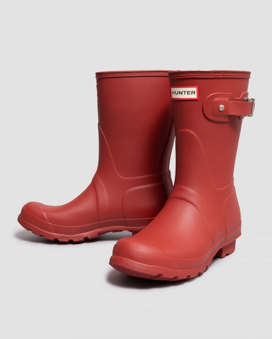 Hunter Original Short Womens Wellies - Military Red