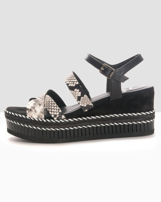 Kanna Grisel Womens Sandals - Black