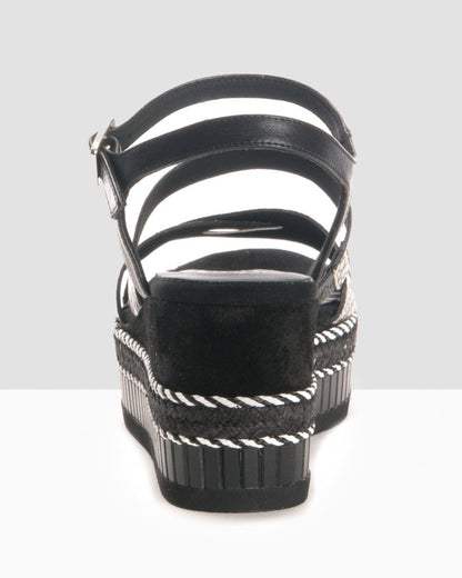 Kanna Grisel Womens Sandals - Black