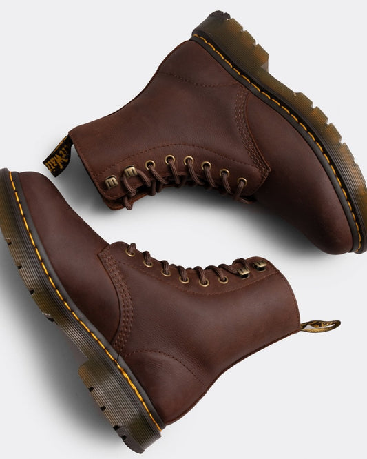 Dr Martens 1460 Pascal Outlaw Womens Fleece Lined WinterGrip Boots - Brown