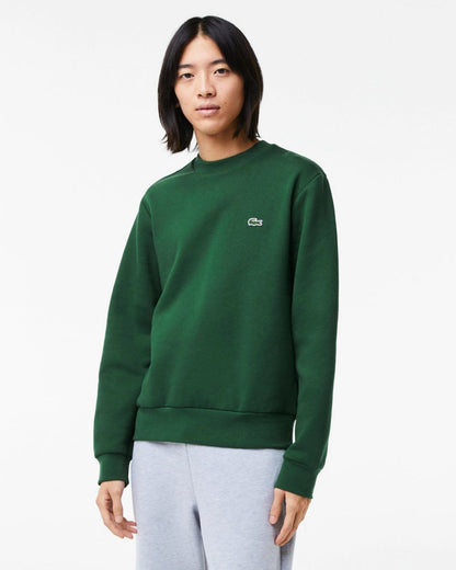 Lacoste Mens Crew Neck Fleece Sweatshirt