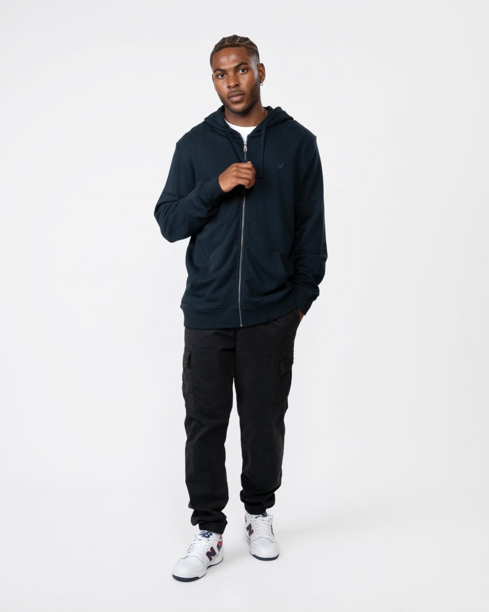 Lyle & Scott Lyle & Scott Tonal Eagle Mens Full-Zip Hoodie