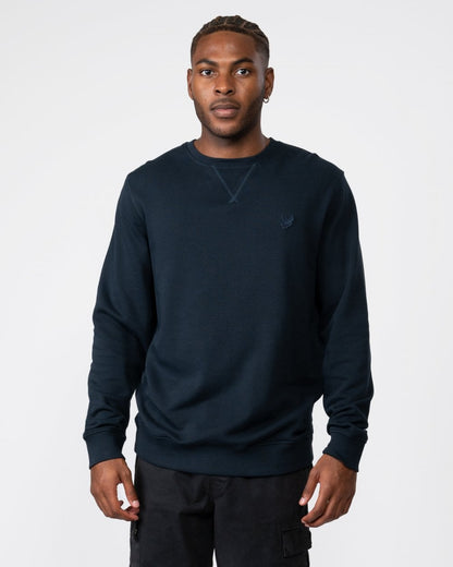 Lyle & Scott Tonal Eagle Mens Crew Neck Sweatshirt