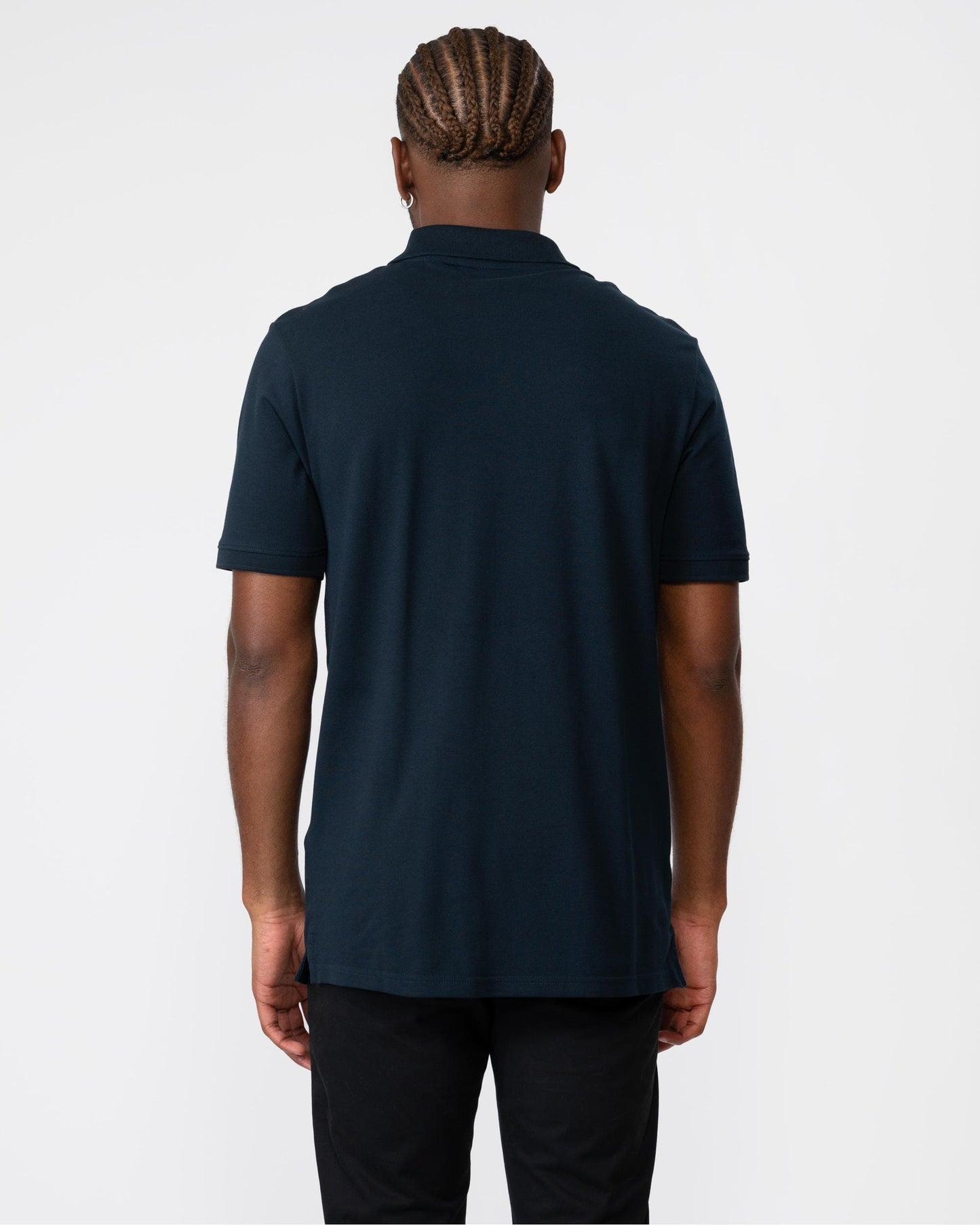 Lyle & Scott Tonal Eagle Mens Polo Shirt - Z271 Dark Navy