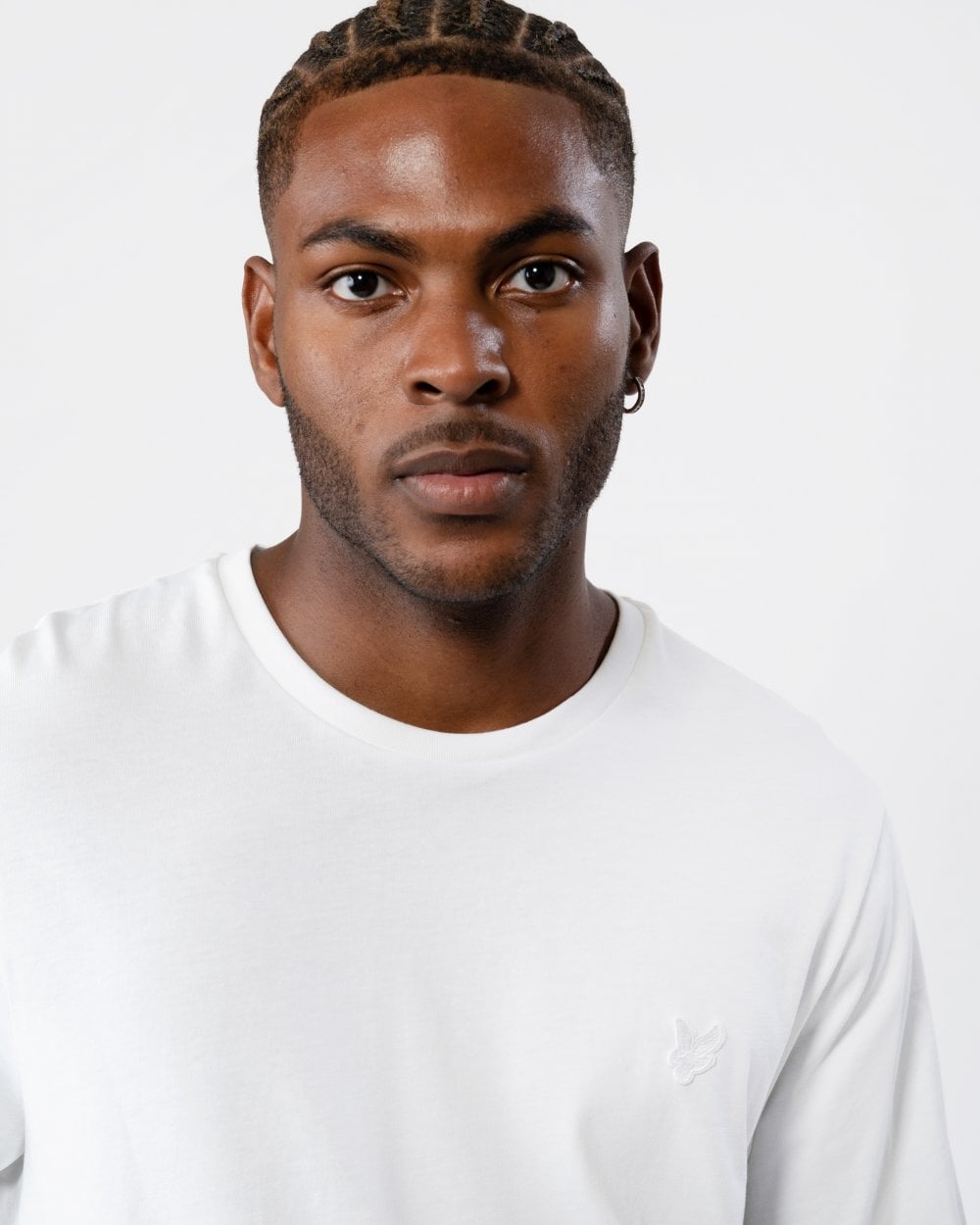 Lyle & Scott Tonal Eagle Mens T-Shirt - 626 White