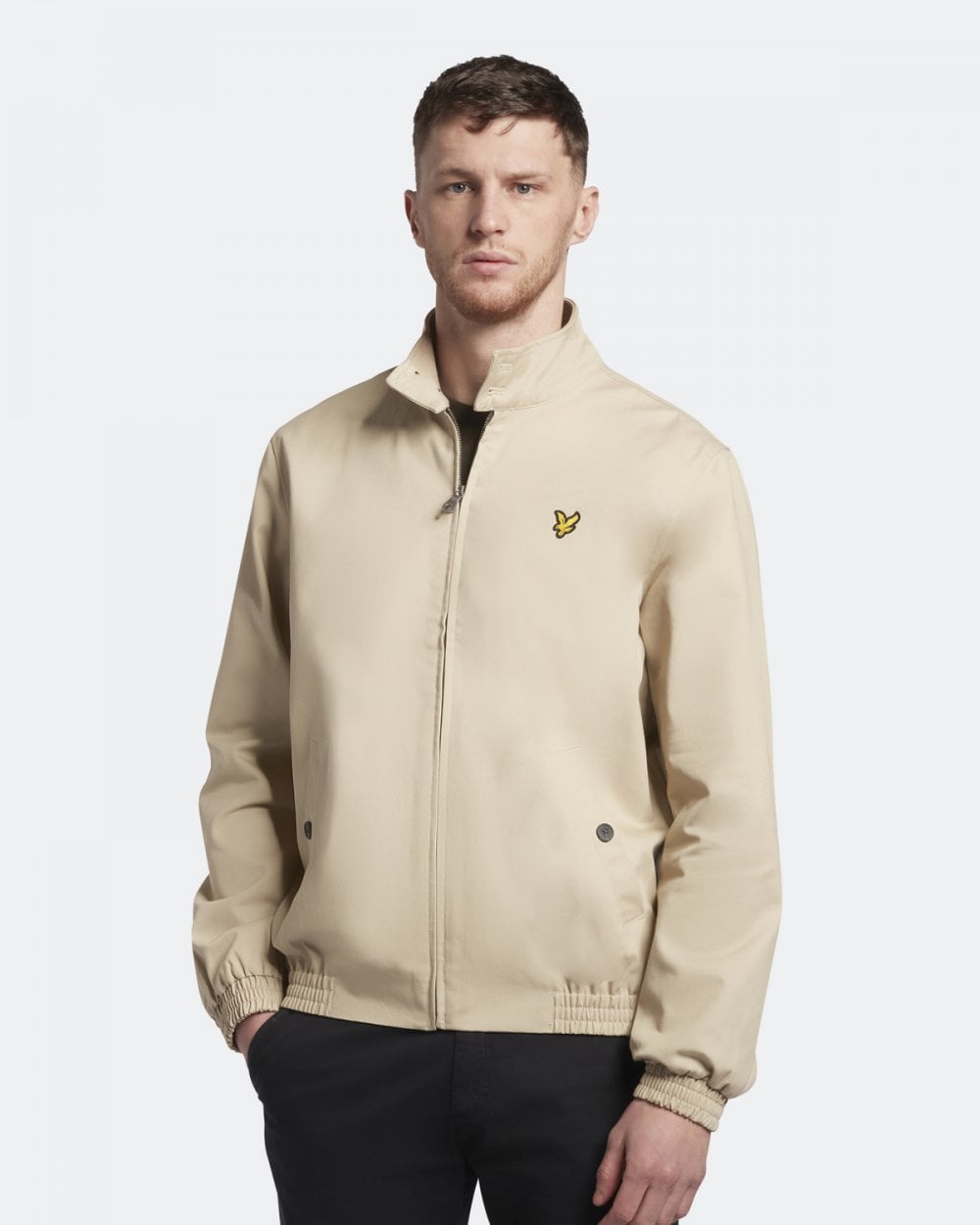 Lyle & Scott Mens Harrington Bomber Jacket - Z151 Stone