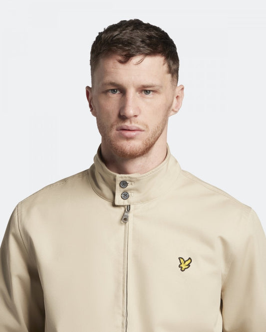 Lyle & Scott Mens Harrington Bomber Jacket - Z151 Stone