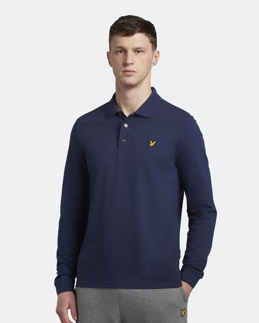 Lyle & Scott Mens Long Sleeve Polo Shirt