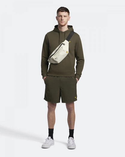 Lyle & Scott Mens Pullover Hoodie - W485 Olive