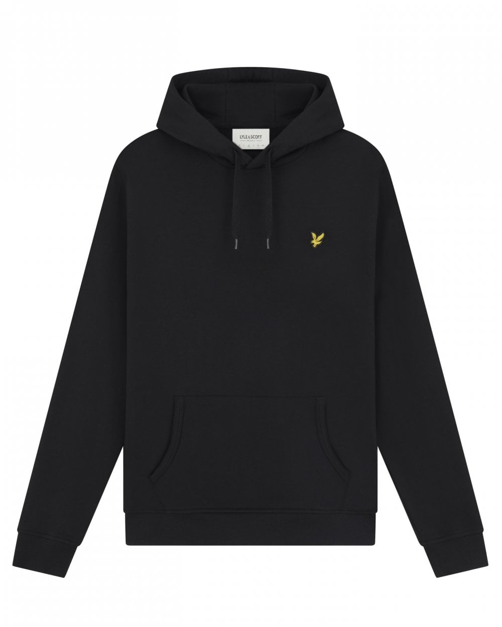 Lyle & Scott Mens Pullover Hoodie - Z865 Jet Black