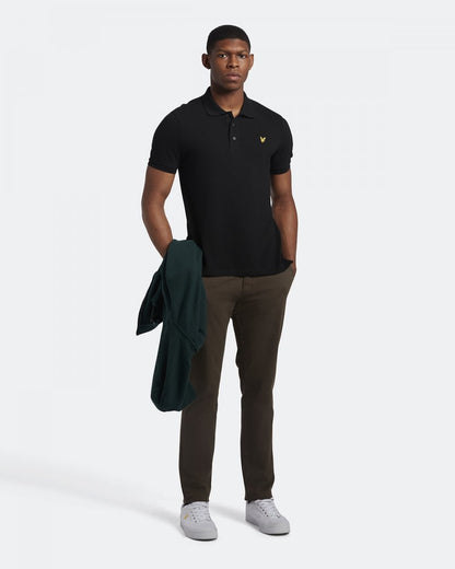 Lyle & Scott Plain Mens Polo Shirt SP400VOG - Z865 Jet Black