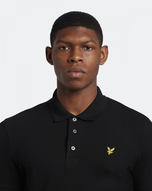 Lyle & Scott Plain Mens Polo Shirt SP400VOG - Z865 Jet Black