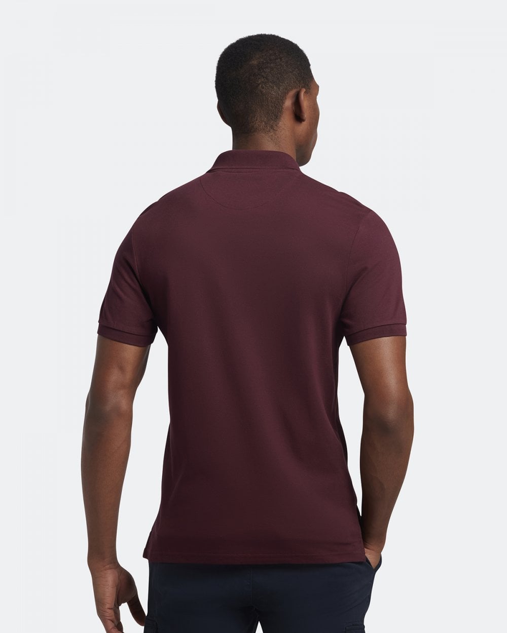 Lyle & Scott Plain Mens Polo Shirt SP400VOG - Z562 Burgundy