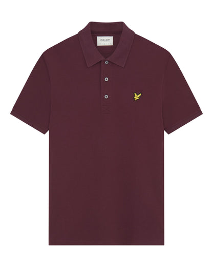 Lyle & Scott Plain Mens Polo Shirt SP400VOG - Z562 Burgundy