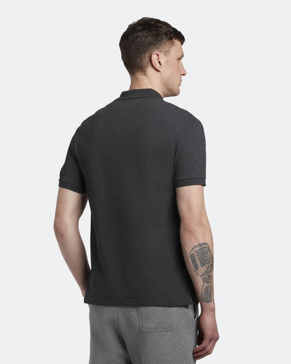 Lyle & Scott Plain Mens Polo Shirt SP400VOG - 398 Charcoal Marl