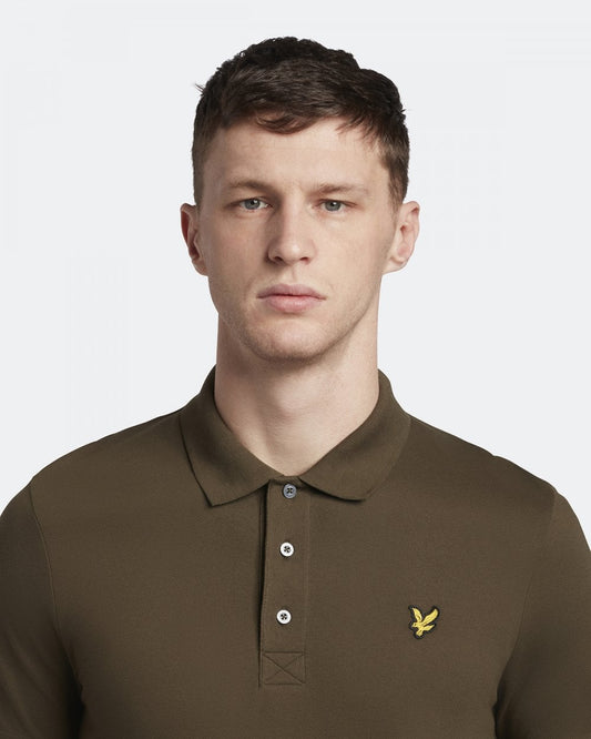 Lyle & Scott Plain Mens Polo Shirt SP400VOG - W485 Olive