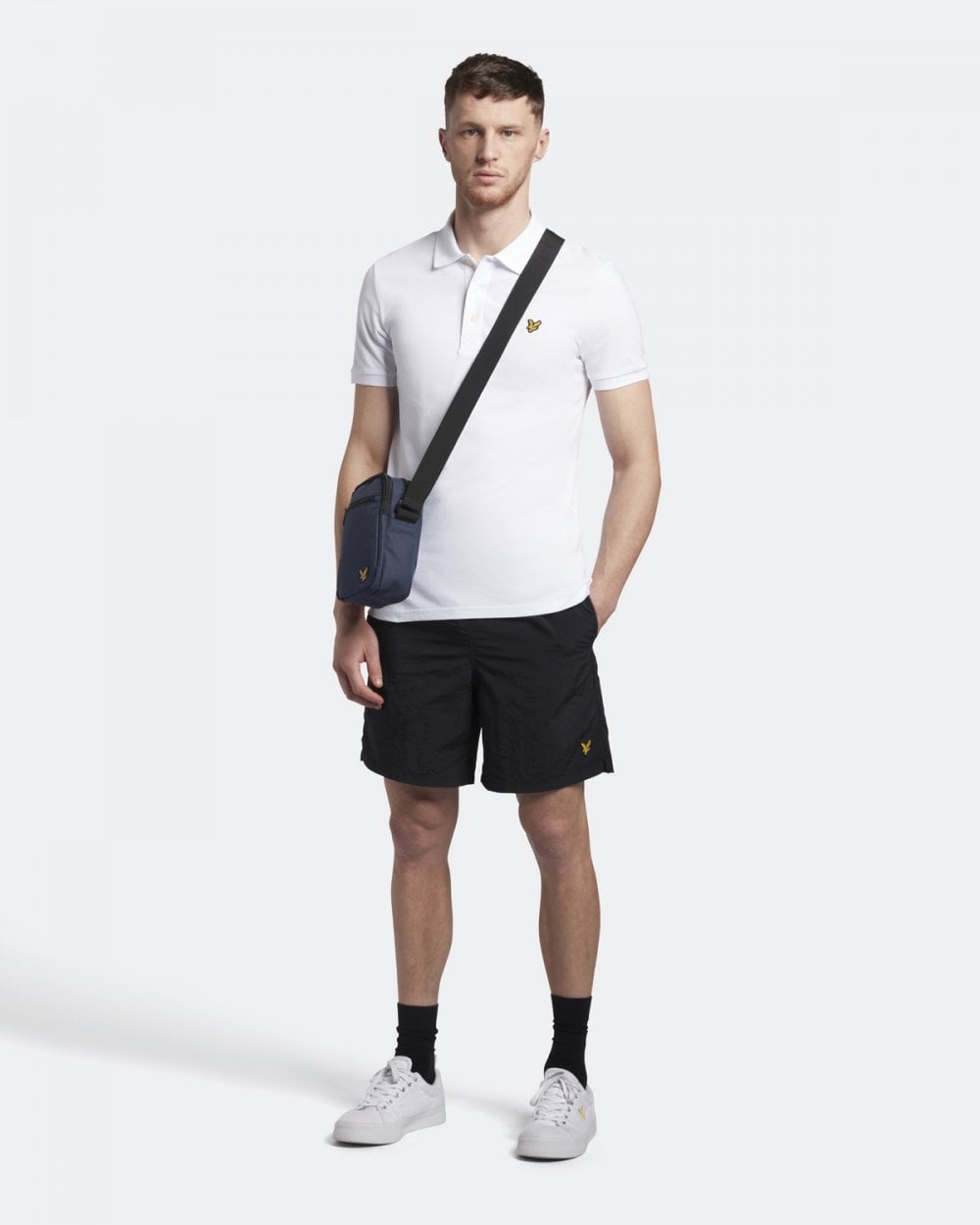 Lyle & Scott Plain Mens Polo Shirt SP400VOG - 626 White