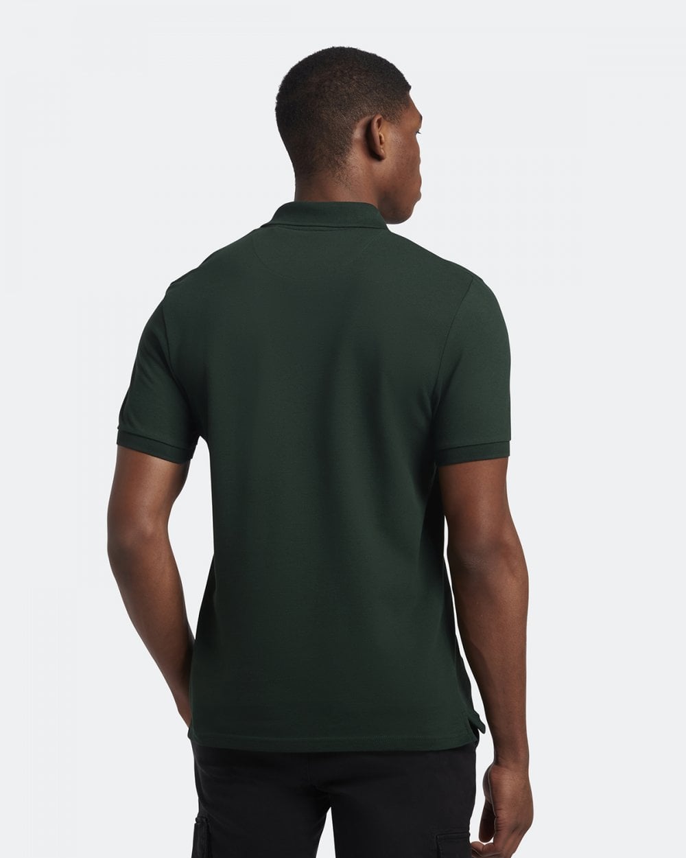 Lyle & Scott Plain Mens Polo Shirt SP400VOG - W486 Dark Green