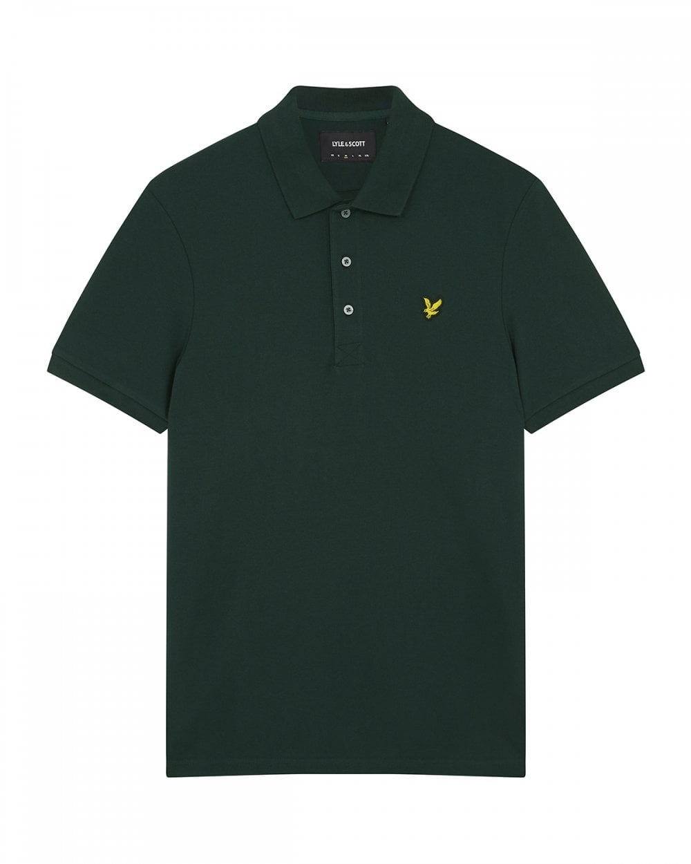 Lyle & Scott Plain Mens Polo Shirt SP400VOG - W486 Dark Green