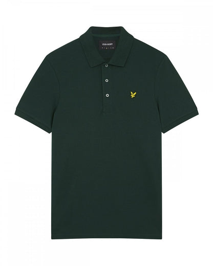 Lyle & Scott Plain Mens Polo Shirt SP400VOG - W486 Dark Green