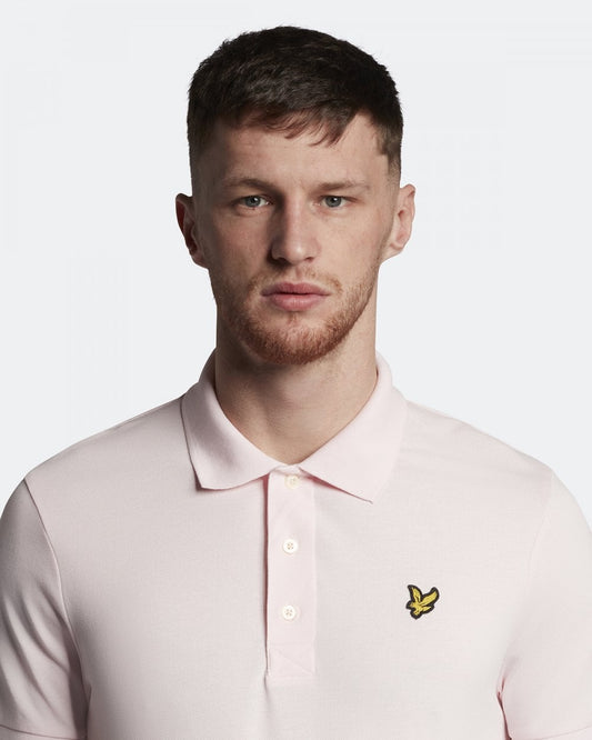 Lyle & Scott Plain Mens Polo Shirt SP400VOG - W488 Light Pink