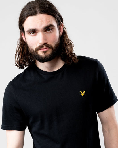 Lyle & Scott Plain Mens T-Shirt TS400VOG - Z865 Jet Black