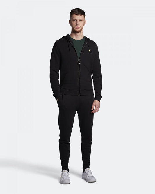 Lyle & Scott Zip Through Mens Hoodie ML420VOG - Z865 Jet Black
