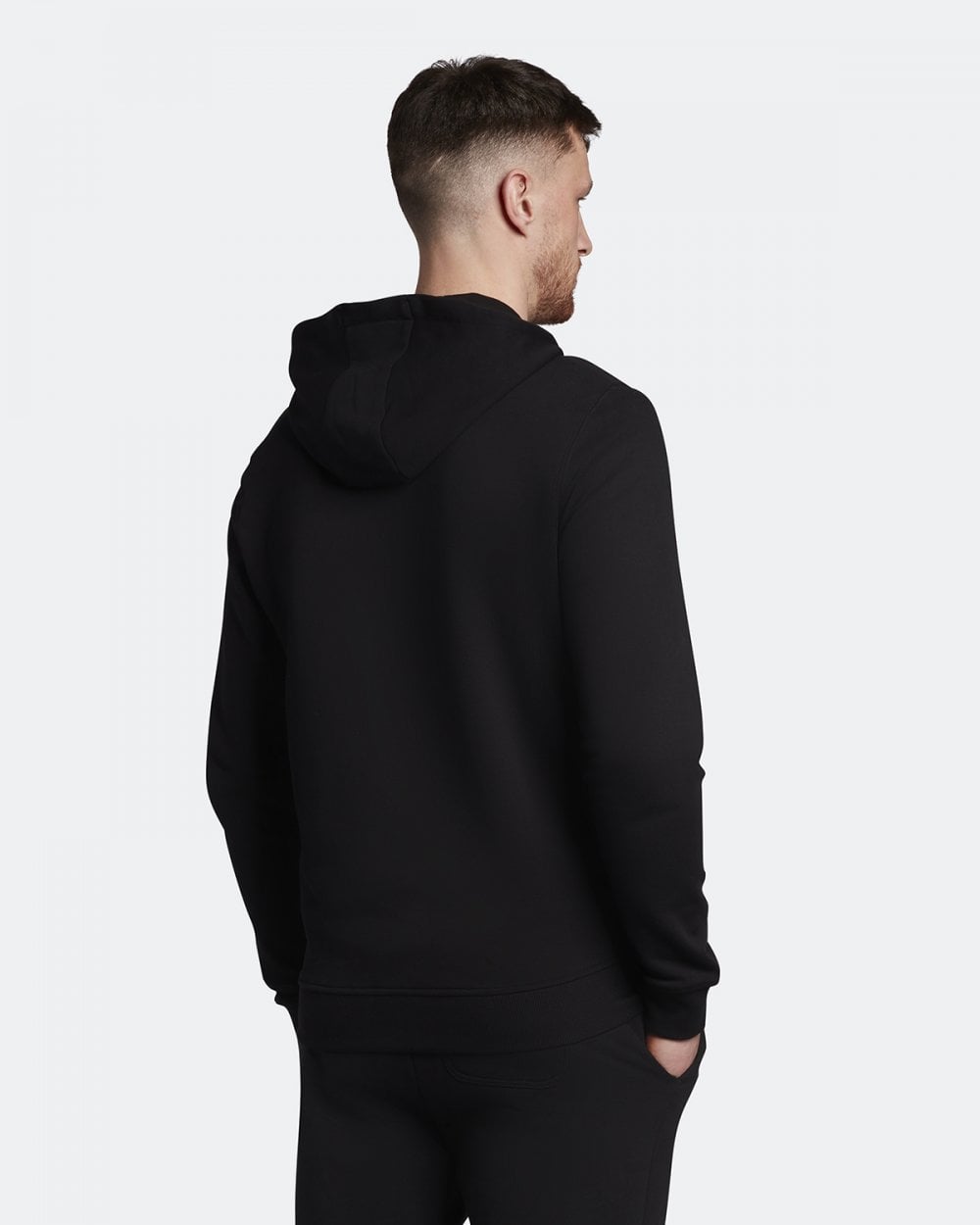 Lyle & Scott Zip Through Mens Hoodie ML420VOG - Z865 Jet Black