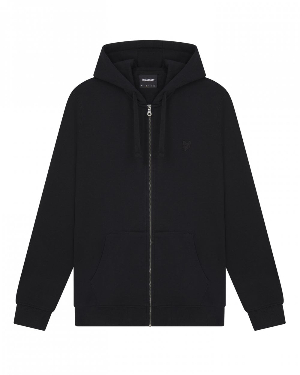 Lyle & Scott Zip Through Mens Hoodie ML420VOG - Z865 Jet Black