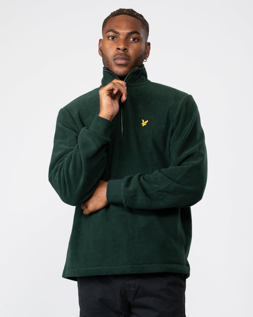 Lyle & Scott Mens Quarter-Zip Fleece