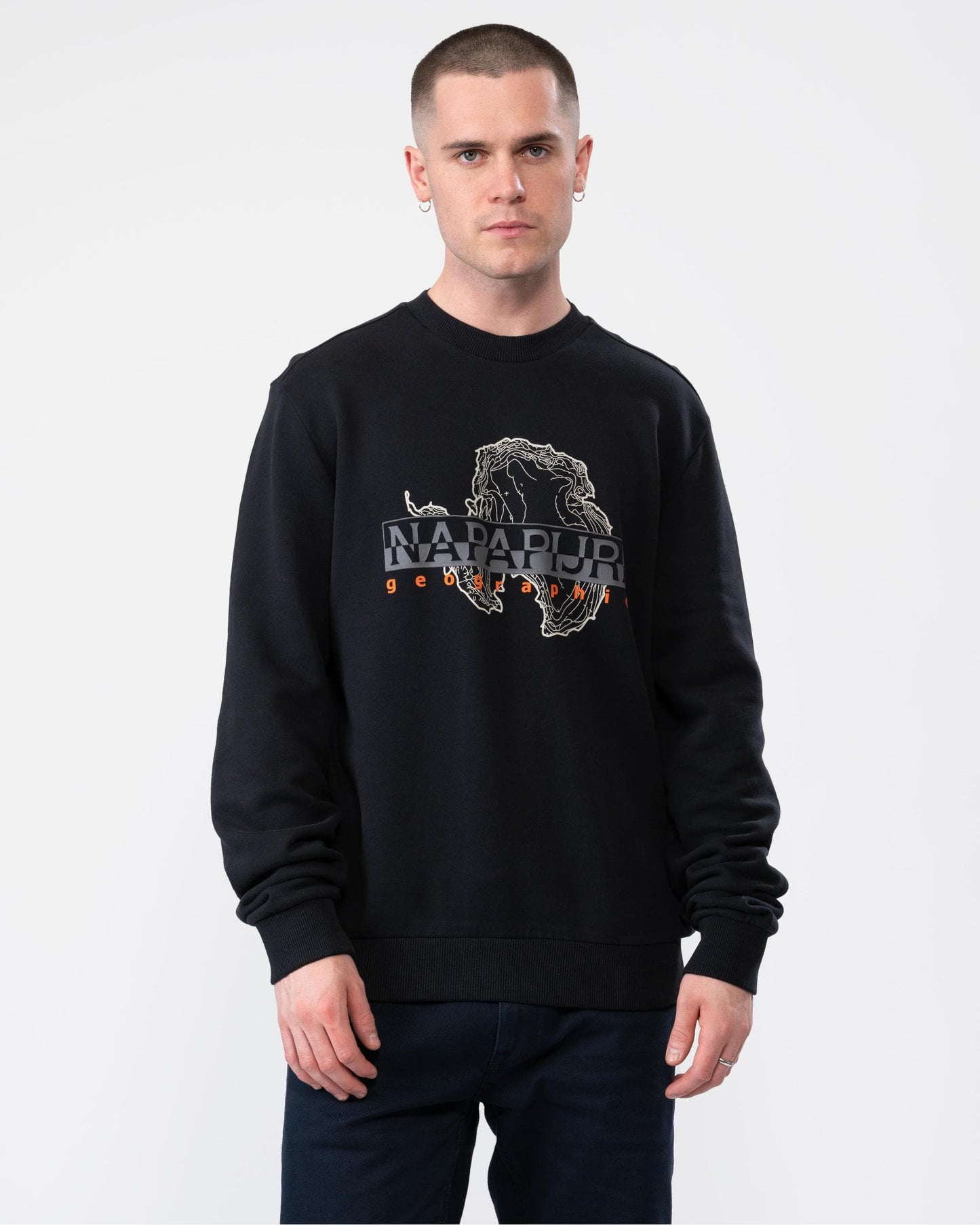 Napapijri S-Iceberg Mens Graphic Print Sweatshirt