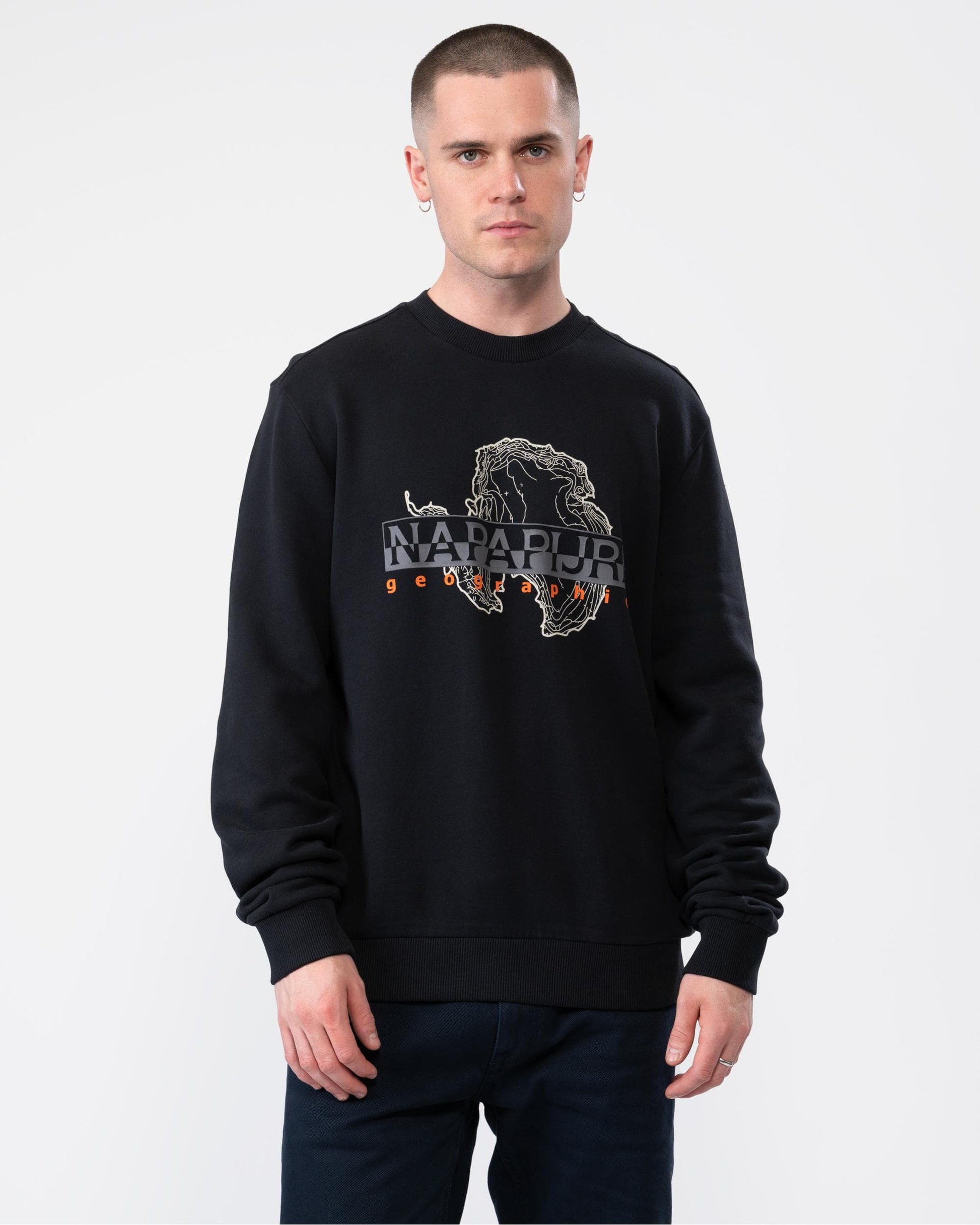 Napapijri S-Iceberg Mens Graphic Print Sweatshirt