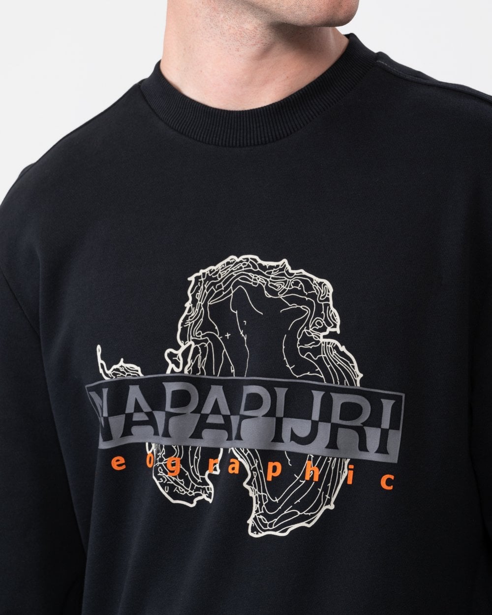 Napapijri S-Iceberg Mens Graphic Print Sweatshirt