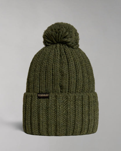 Napapijri Semiury 5 Bobble Hat - Green Depths GE4