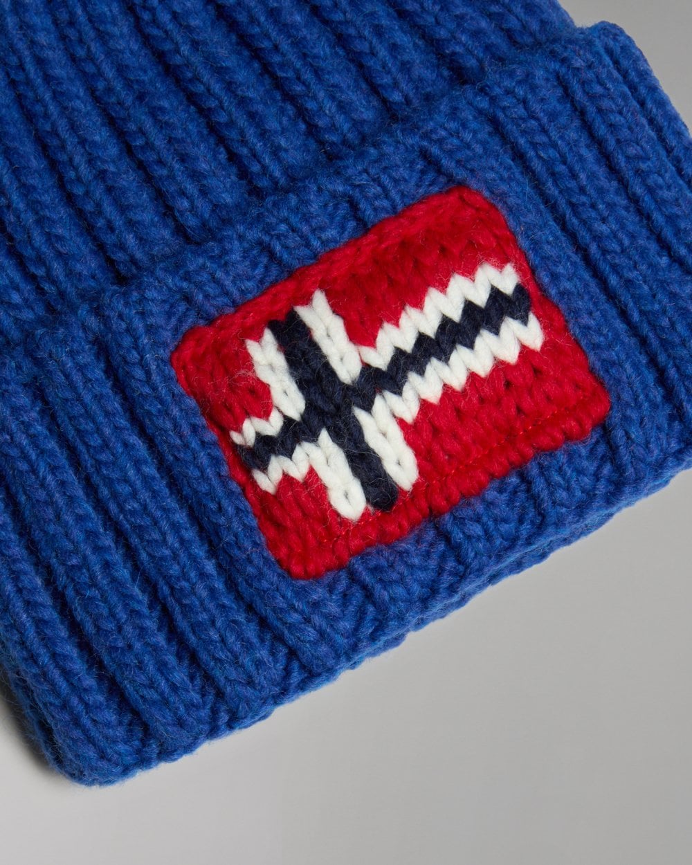 Napapijri Semiury 5 Bobble Hat - Blue Mazarin B5A