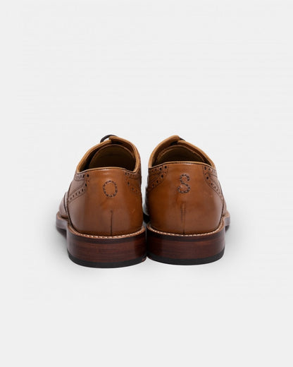 Oliver Sweeney Aldeburgh Mens Leather Brogue - Tan