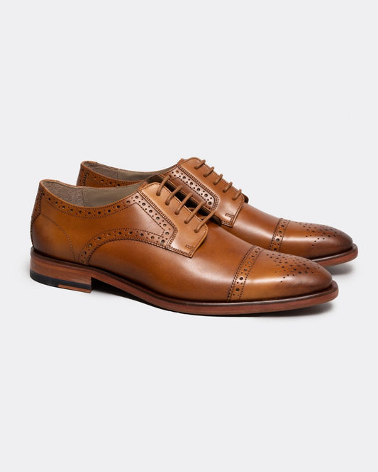 Oliver Sweeney Bridgford Hand Antiqued Leather Mens Brogues