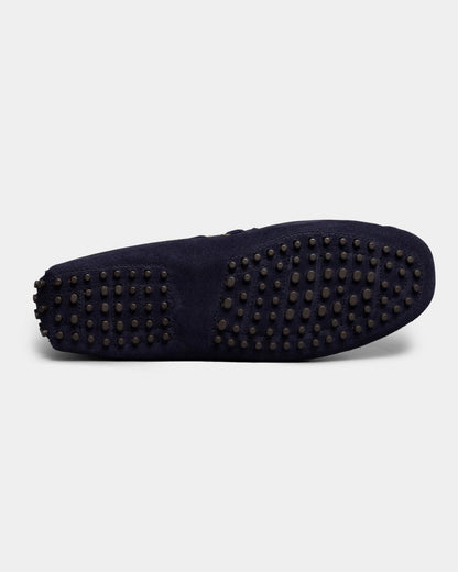 Oliver Sweeney Lastres Suede Mens Driving Shoes - Navy