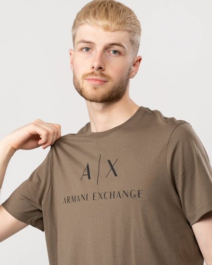 Armani Exchange A|X Logo Mens T-Shirt - Crocodile 1784