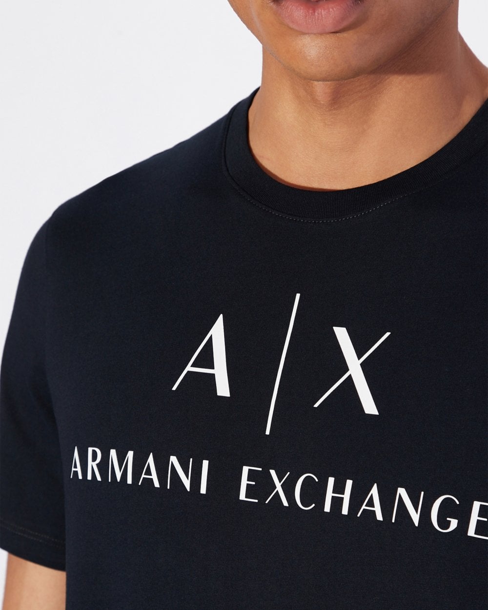 Armani Exchange A|X Logo Mens T-Shirt - Navy 1510