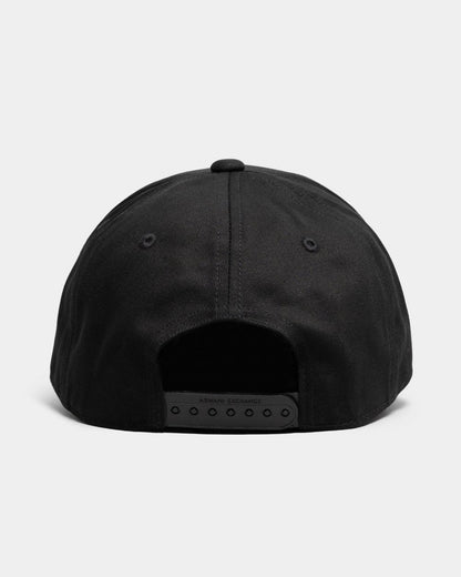Armani Exchange Mens Mini A|X Logo Baseball Cap - Black/White 00121
