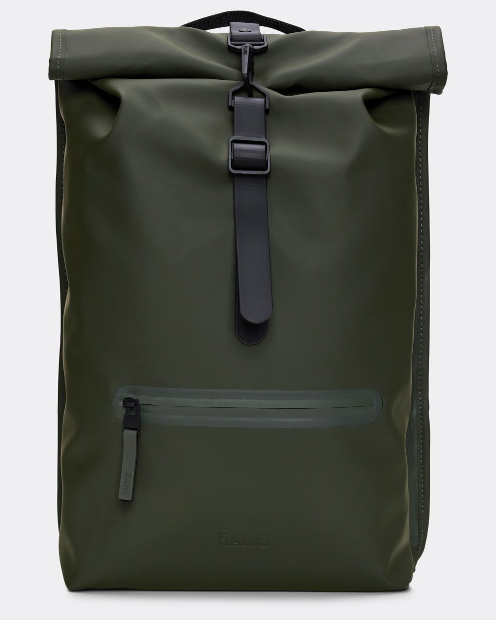 Rains Unisex Rolltop Rucksack - 03 Green