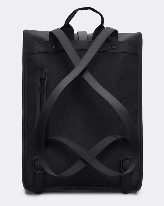 Rains Unisex Rolltop Rucksack Mini - 01 Black