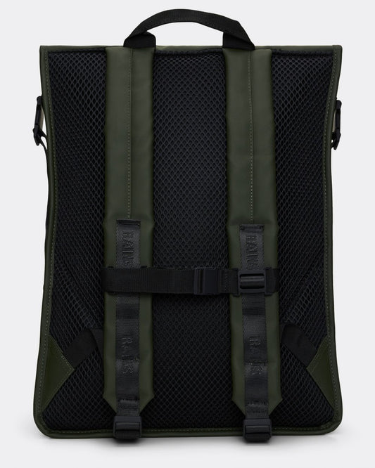 Rains Unisex Trail Rolltop Backpack - 03 Green