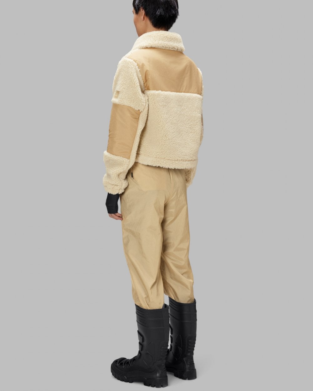 Rains W Kofu Unisex Fleece Pullover - 24 Sand