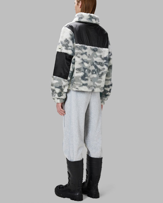 Rains W Kofu Unisex Fleece Pullover - 62 Camo