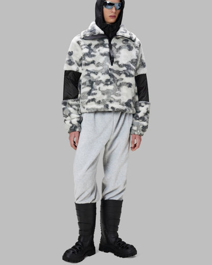 Rains W Kofu Unisex Fleece Pullover - 62 Camo