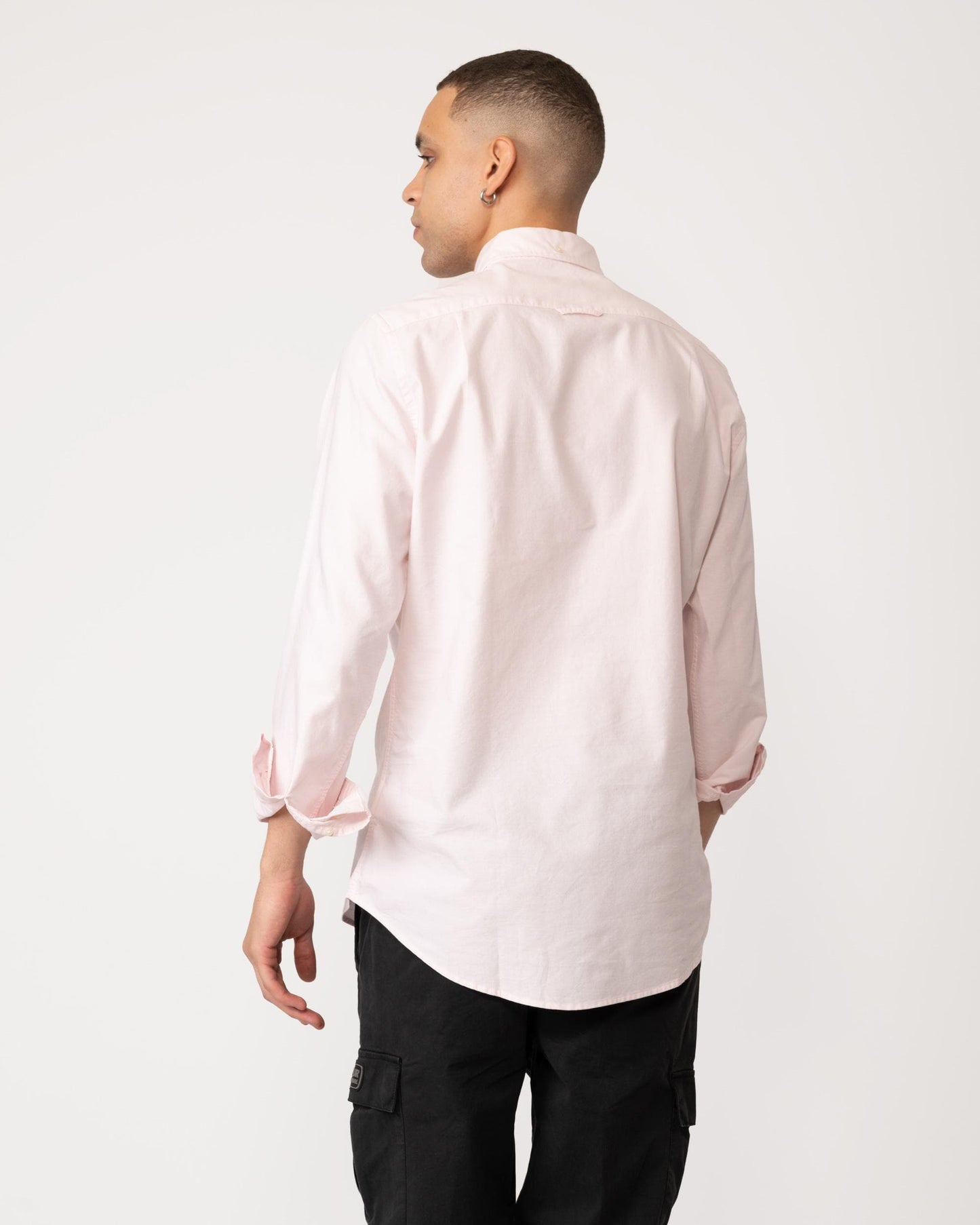 GANT Mens Slim Fit Long Sleeve Oxford Shirt - 662 Light Pink