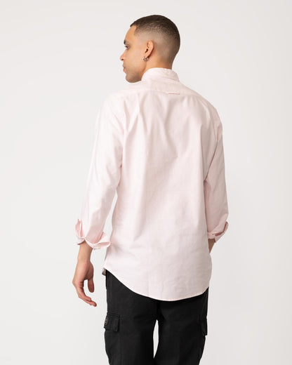GANT Mens Slim Fit Long Sleeve Oxford Shirt - 662 Light Pink