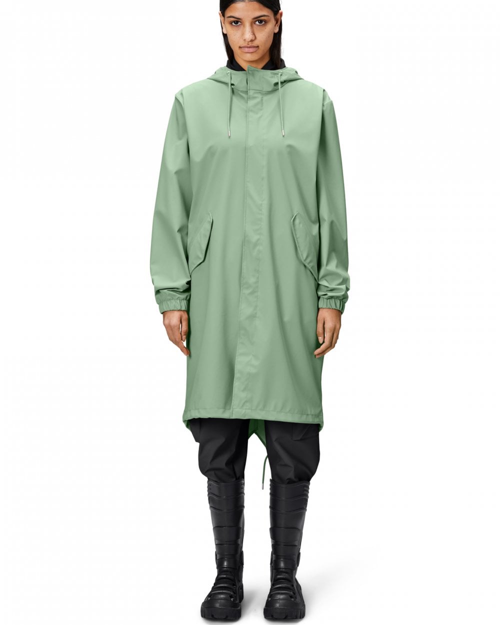 Rains Unisex Fishtail Parka - 06 Haze